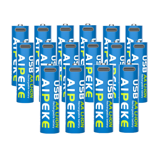 16x Premium Batterien