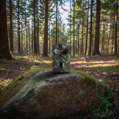 MeineWildkamera Falke X Wildkamera Nachtsicht 24MP Full HD IP66 Solar