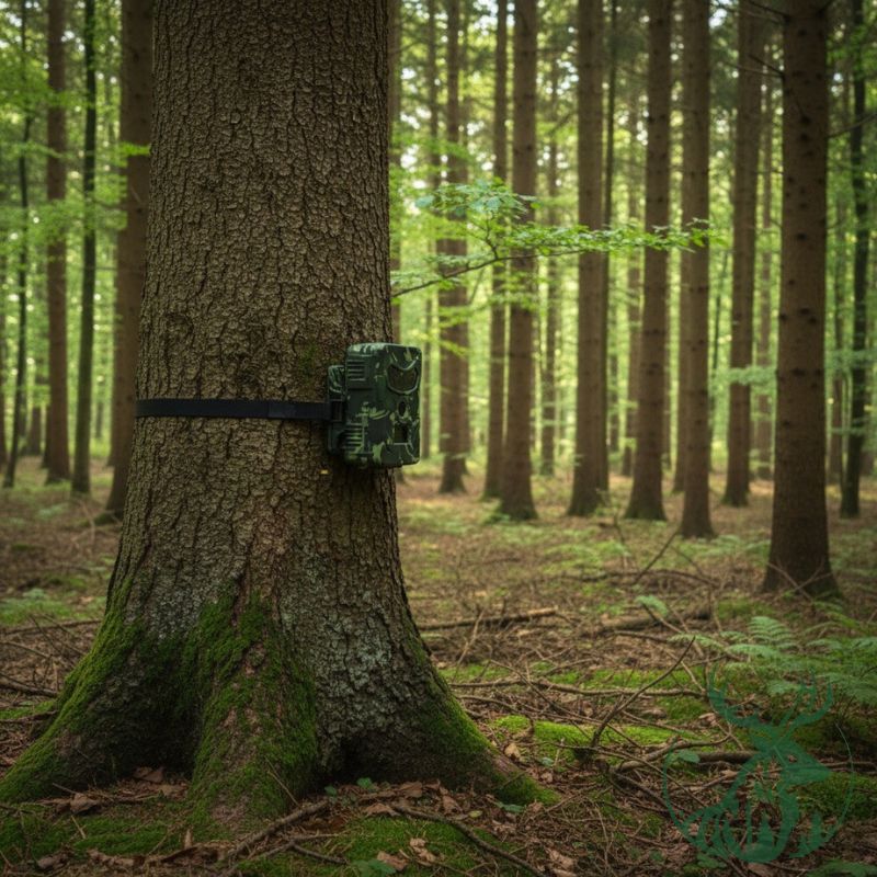 MeineWildkamera Falke X Wildkamera Nachtsicht 24MP Full HD IP66 Solar