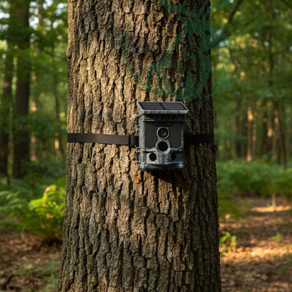 Wildkamera Solar – Nachtsicht & PIR-Bewegungssensor, 0,2s Auslösezeit, Jagdkamera