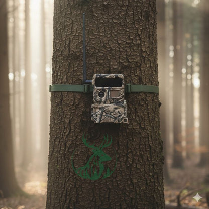 MeineWildkamera Der Bär 360 4G LTE, Wildkamera Nachtsicht 24MP Full HD IP66