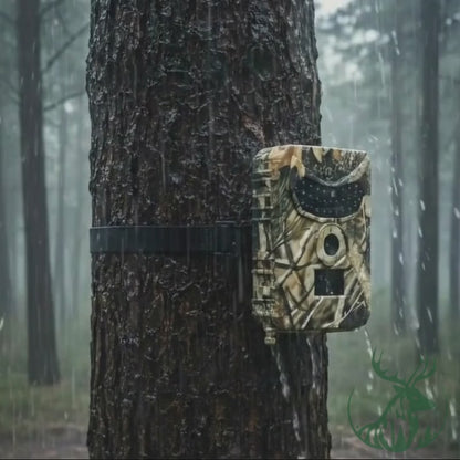 MeineWildkamera Wolfswächter, Wildkamera Nachtsicht 24MP Full HD PIR Sensor