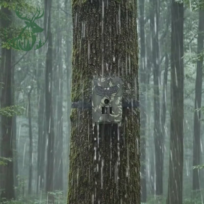 MeineWildkamera Falke X Wildkamera Nachtsicht 24MP Full HD IP66 Solar